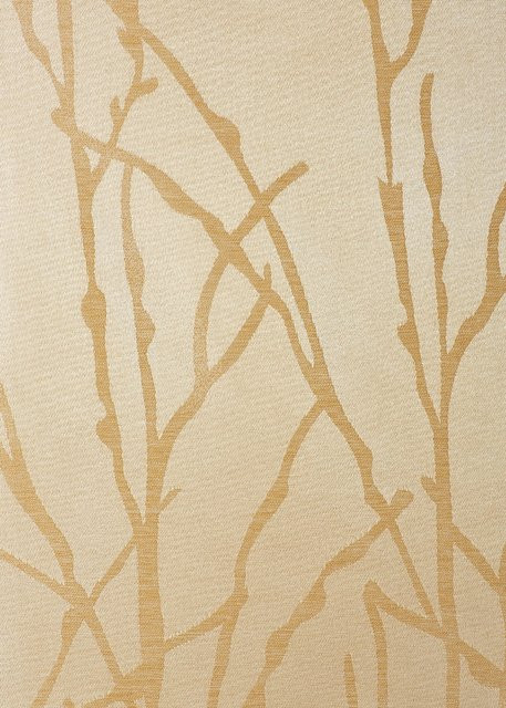 Dekoschale Heine Home in Gold mit Ästmotiv und floralem Design aus Organza-Polyester - Bild 1