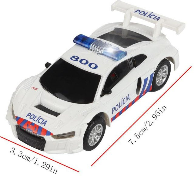 Carrera Polizei Rennwagen, Slotcar, 1:64, ab 18 Jahre - Bild 1