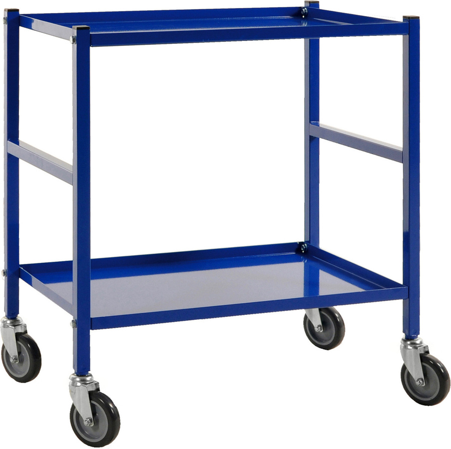 Kongamek Tischwagen in Blau mit einer Ladefläche von Breite: 62,5 cm und Tiefe: 41,4 cm ohne Bremse - Bild 1