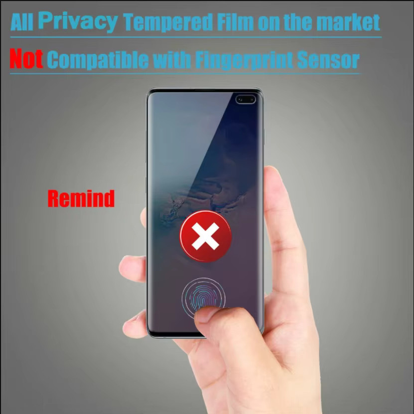 Samsung Galaxy Privatsphäre Displayschutzfolie aus gehärtetem Glas für S26 S25 S24 S23 S22 S21 S20 S10 Ultra und FE Modelle Anti-Peep Schutzfolie - Bild 3