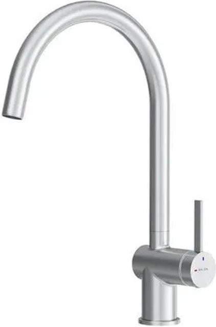 AM.PM Küchenarmatur Func Einhebelmischer Spültisch mit Schwenkauslauf in Silber und gebürstetem Edelstahl F8F07011 - Bild 1