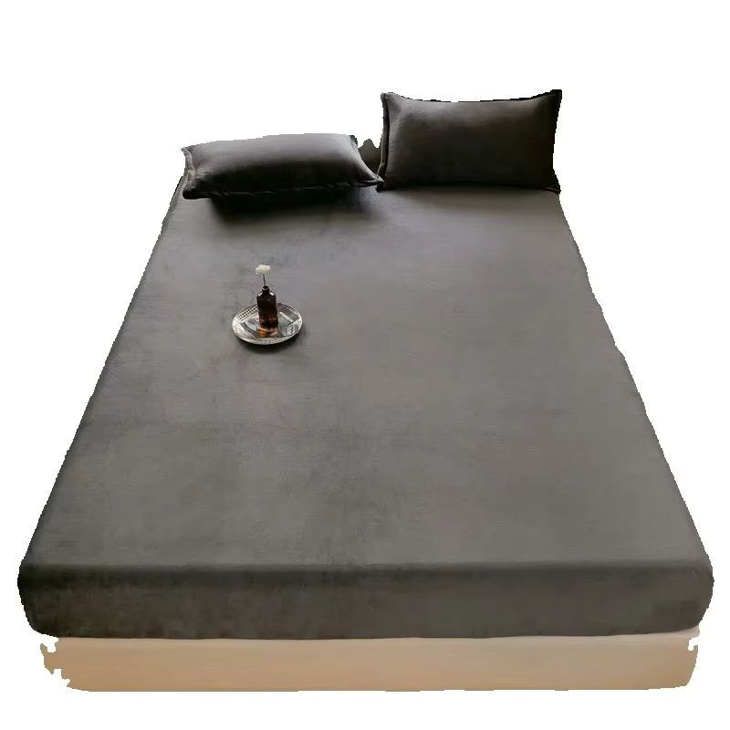 Warmes Flanell-Fleece-Spannbettlaken von Bonenjoy für Einzelbett, Queen oder King Size - Bild 2