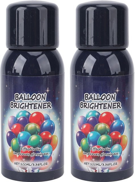 GoolRC Ballon Glanzspray Schwarz 2 x 100ml für Party und Hochzeit - Bild 1