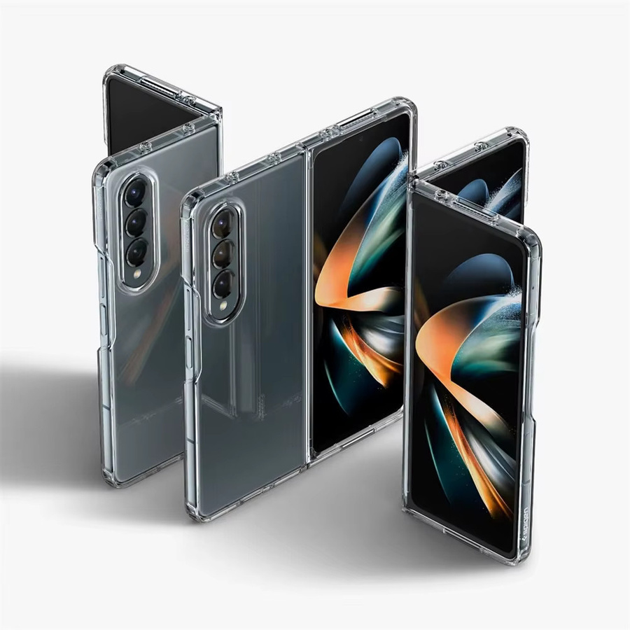 Spigen Ultra Hybrid Pro MagFit Schutzhülle für Samsung Galaxy Z Fold 7, Z Fold 6 und Z Fold 5, Transparent, Stoßfest - Bild 5