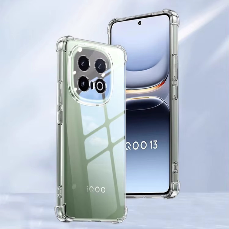 EUCAGR Stoßfeste Airbag Schutzhülle aus transparentem TPU für VIVO iQOO 15 - Bild 2