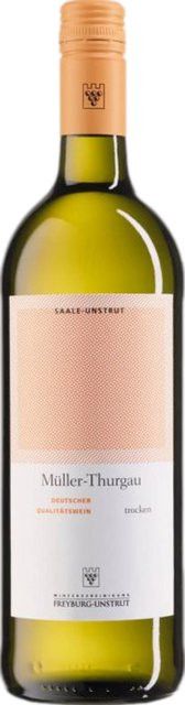 Winzervereinigung Freyburg Müller-Thurgau Weißwein, Saale-Unstrut, 2024, trocken, 1 l - Bild 1