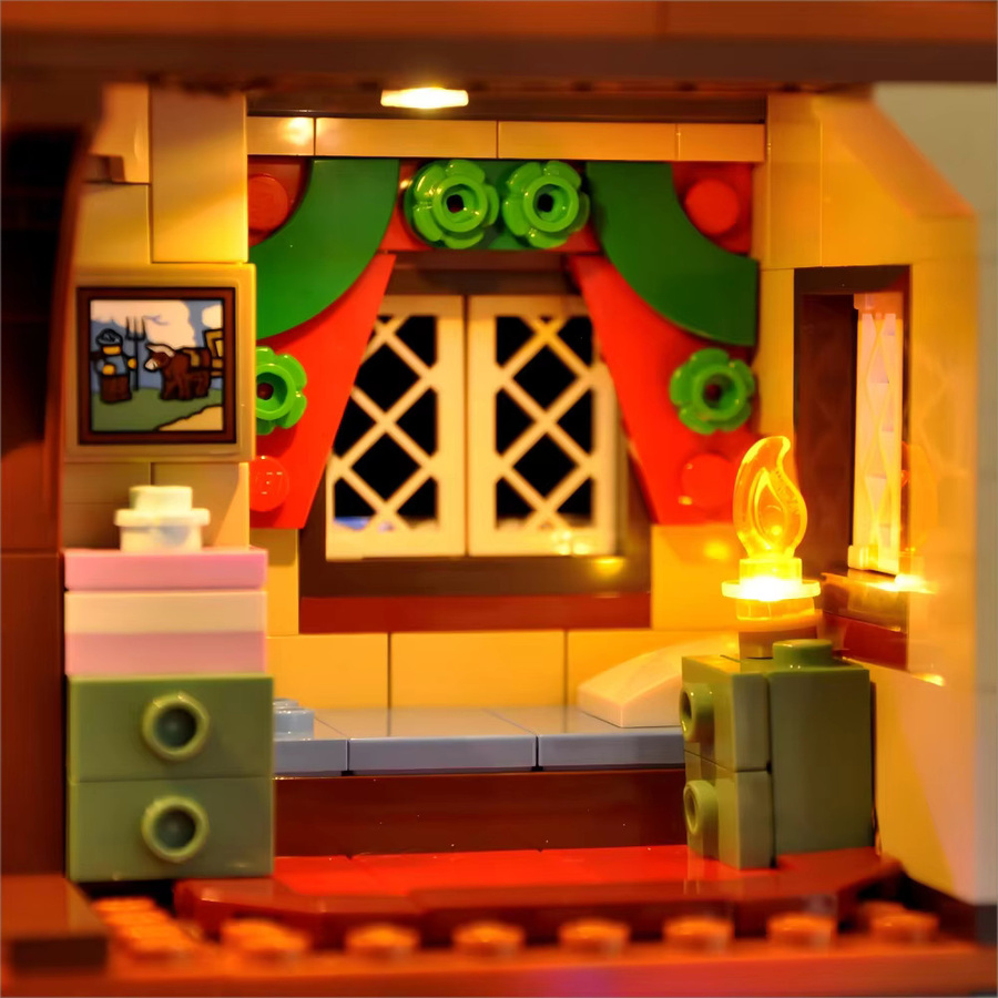 LYBMTWF LED-Beleuchtungsset RGB Multicolour für Lego 10325 Winter-Schnee-Berg-Hütte - Bild 2