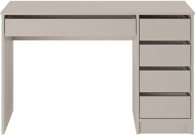Schreibtisch Jenemi von Vente-unique in Beige, Modernes Design, Breite: 120 cm, Tiefe: 55 cm, Höhe: 76 cm - Bild 1