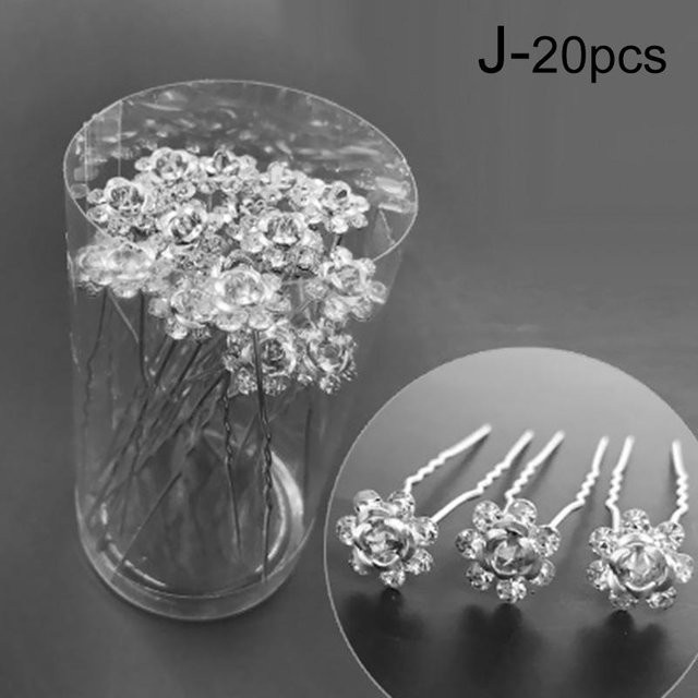 Haarspangen Rose Blume, Strass, Damen - Bild 1