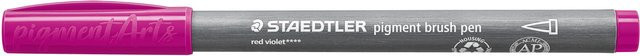 Staedtler Pigment Brush Pen in Rotlila - Bild 1