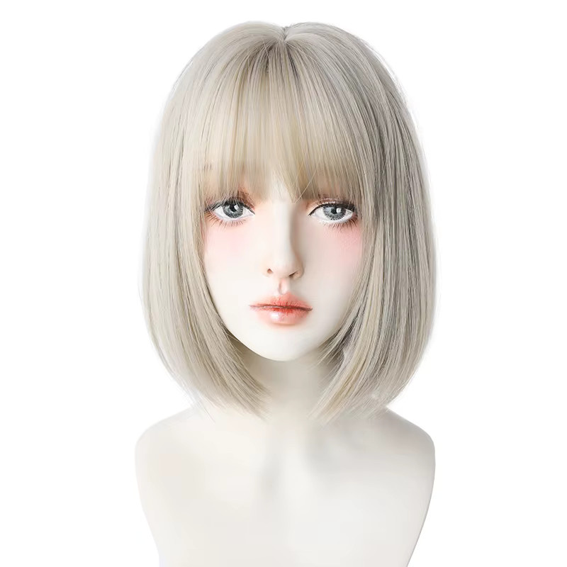 7JHH WIGS Perücke, Bob, beige, synthetisch, Damen - Bild 2