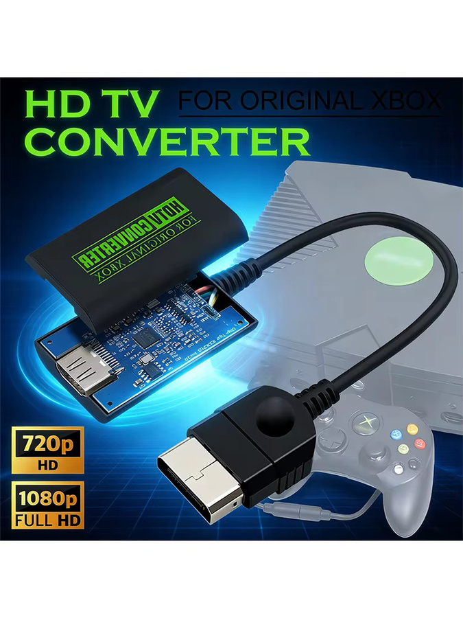 Microsoft Original Xbox HDMI-Konverter HD Link-Kabel in Schwarz für die TV-Verbindung - Bild 6