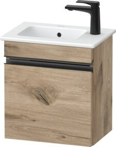 Duravit Waschtischunterschrank Sivida wandhängend mit Soft-Close-Türen in Ei Marmor, B/T/H: 40 x 44,3 x 28,7 cm - Bild 1