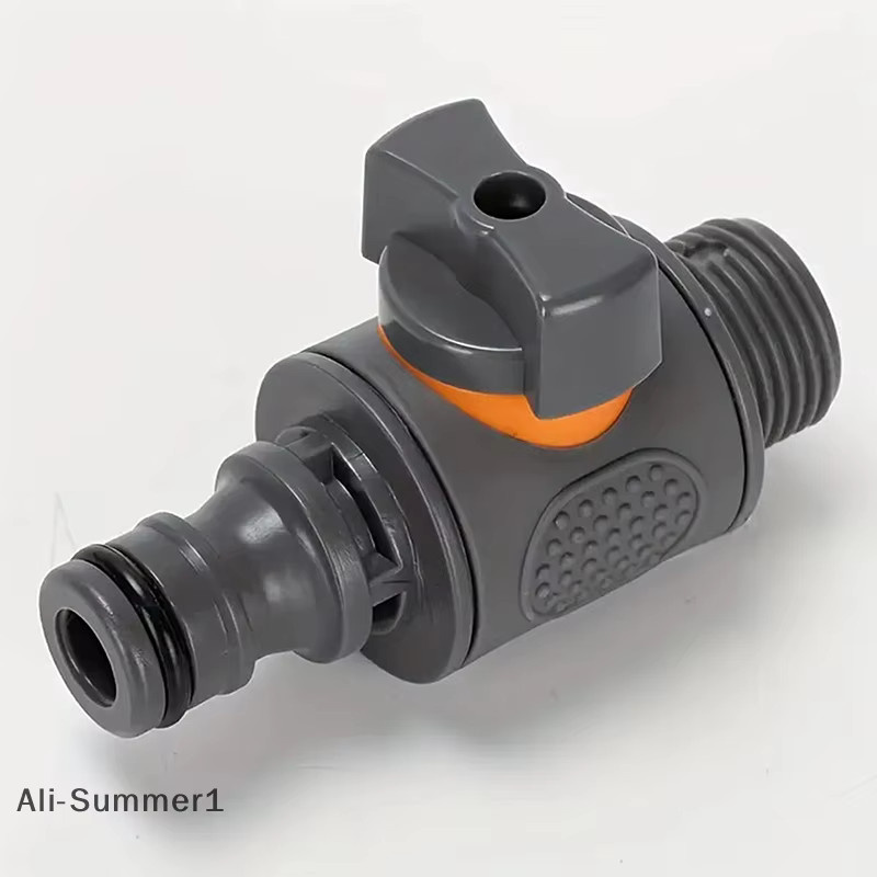 Wassertank-Anschluss mit sechs Punkten und Schaltventil für Gartenbewässerungsrohre und Wartungskupplung - Bild 5