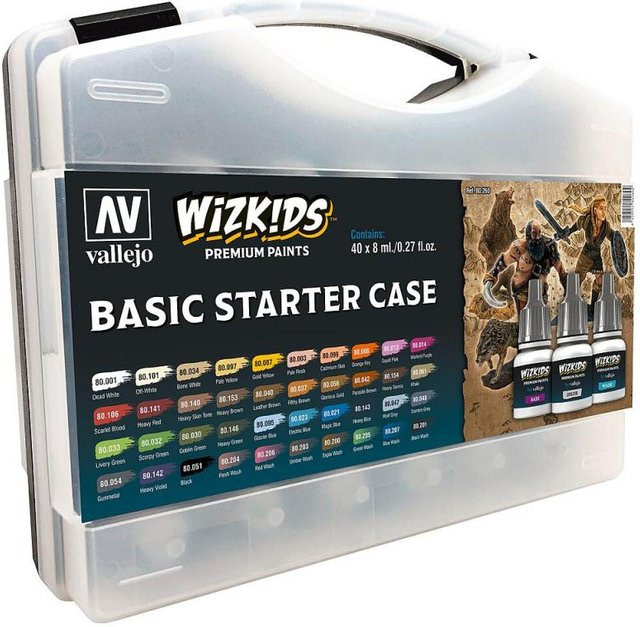 WizKids Basic Start-Set, Farb-Set, Fantasy, 40 x 8 ml - Bild 1