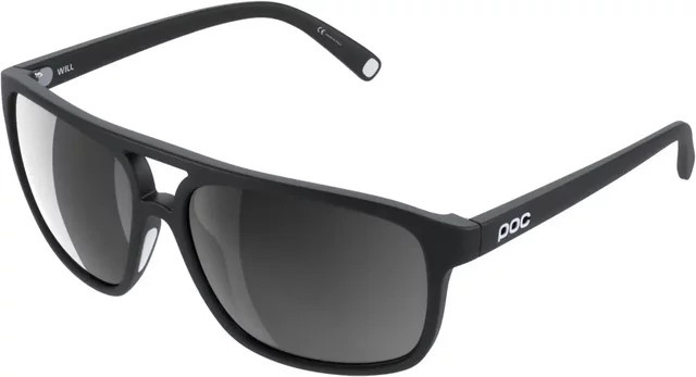 POC Will Sonnenbrille, Unisex, Vollrand, Kunststoff, Schwarz, Square - Bild 1