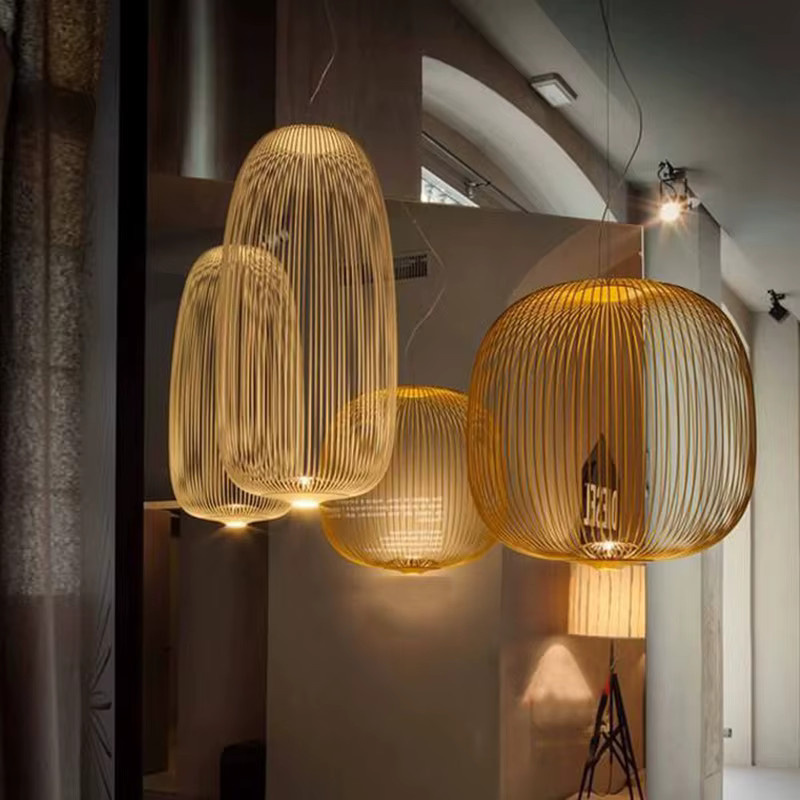 Foscarini Speichen 1/2 Suspension Pendelleuchte Weiß für Esszimmer, Bar und Küche - Bild 2