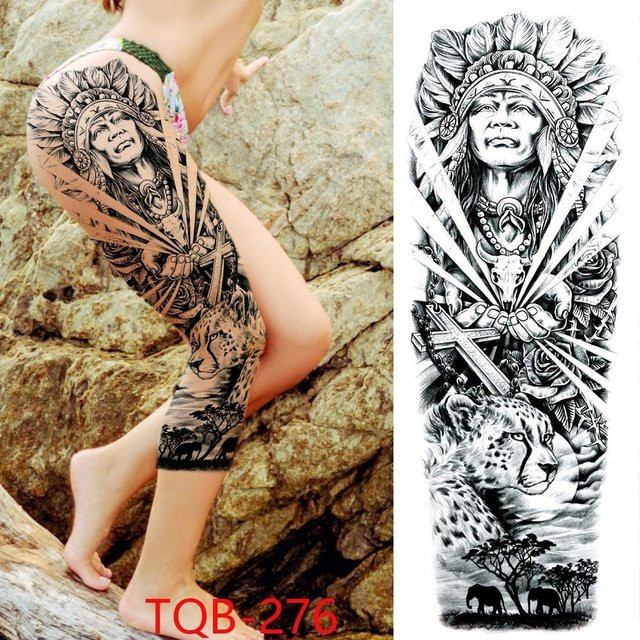 Temporäre Tattoo-Aufkleber Flower Love, Unisex - Bild 1