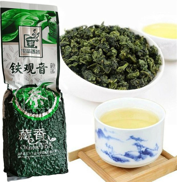 HELLOYOUNG Grüntee Tie Guan Yin Oolong lose Blätter 250g - Bild 1
