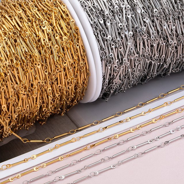 MOONMADE Halskette Edelstahl, 1 Meter, Unisex - Bild 1