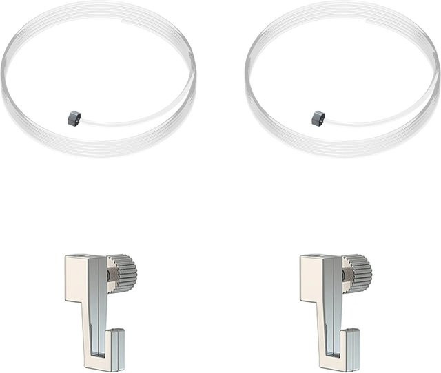 Artiteq Aufhängeschnur Perlon transparent mit 2 Haken, Länge: 150 cm, Tragkraft: 4 kg - Bild 1