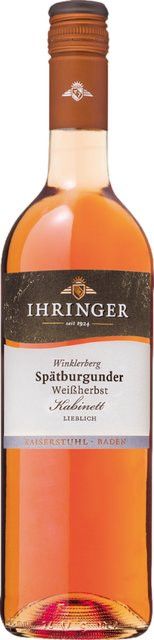 Winklerberg Roséwein Pinot Noir 2024, Baden, halbsüß, 0,75 l - Bild 1
