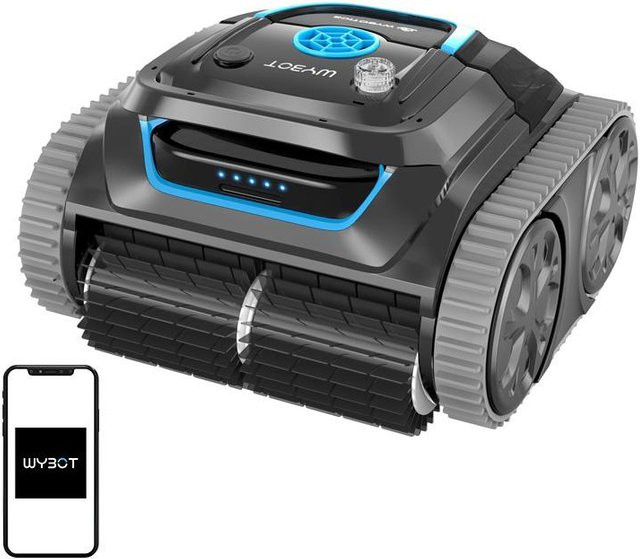 Wybot S1 Kabelloser Poolreinigungsroboter mit Akku in Schwarz - Bild 1