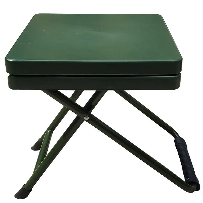 Maza Multifunktionaler Outdoor-Klapphocker aus Aluminium, Tragbarer Camping- und Angelstuhl in Blau oder Grün - Bild 4