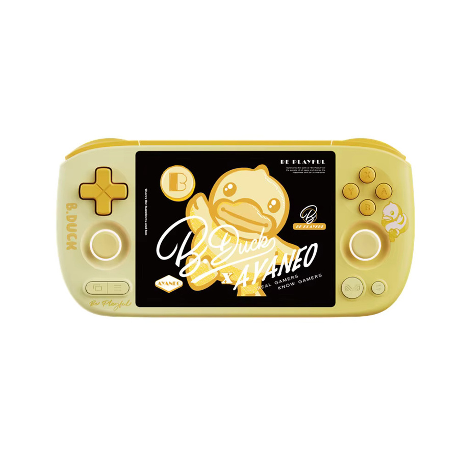 AYANEO Pocket AIR Mini Retro Android Handheld-Spielekonsole mit 4,2-Zoll-Bildschirm und MTK Helio G90T in Gelb - Bild 2