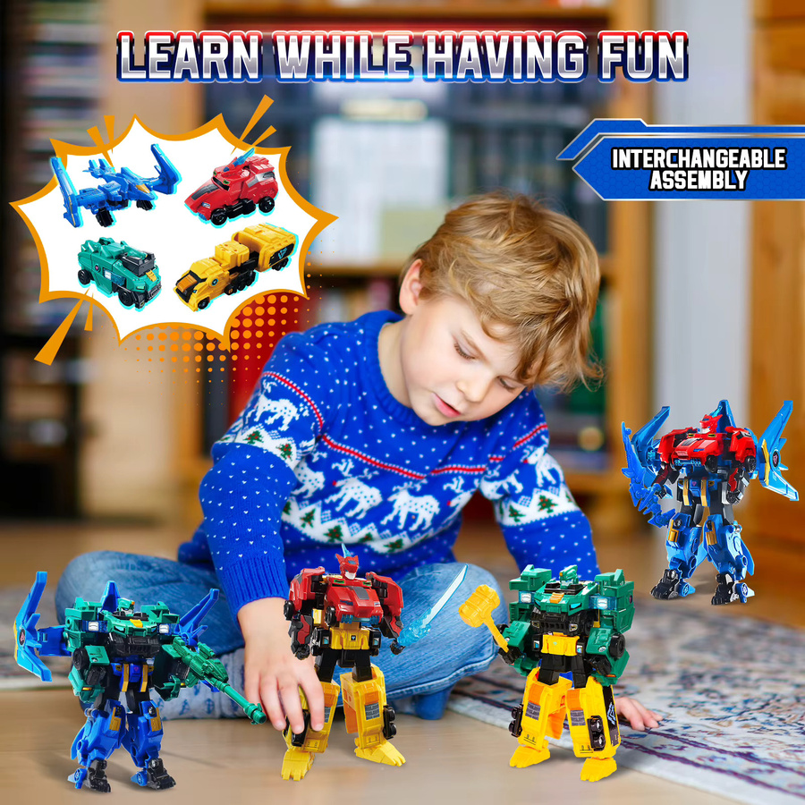 Quantum Heroes Dinoster 2-in-1 Stego Blast Wing, Actionfigur, ab 5 Jahren - Bild 3