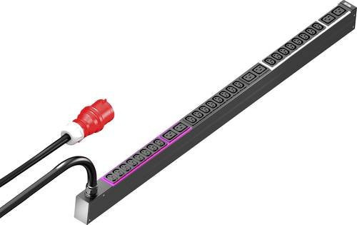 Rittal Rack-Stromverteilung DK 7979.136 in Schwarz mit IEC 60/320 C13 und C19 Anschlüssen - Bild 1