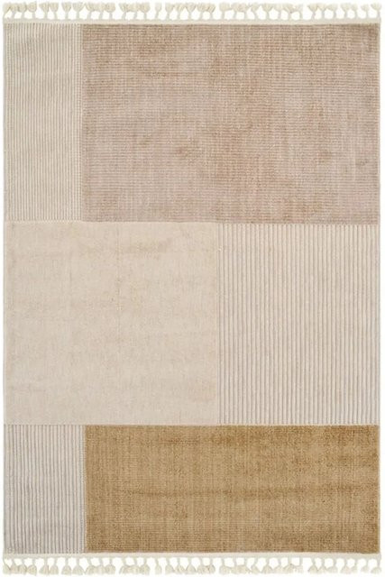 Vercai Rugs Teppich Capo Modern Abstract in Elfenbein und Gold, B: 220 cm, T: 150 cm - Bild 1