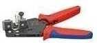 Knipex Präzisions-Abisolierzange mit Formmessern und Mehrkomponenten-Hüllen, rot, Länge: 19,5 cm - Bild 1