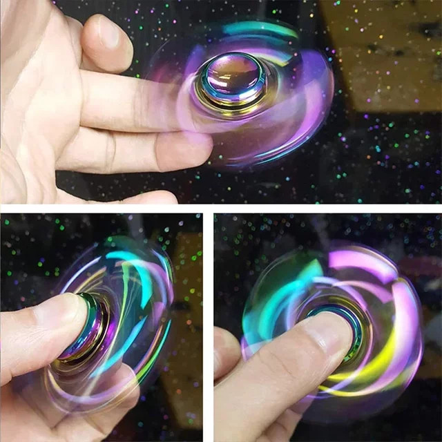 hairun Metall Fidget Spinner, Bunte AntiStress Legierung, Finger Gyro EDC - Bild 1