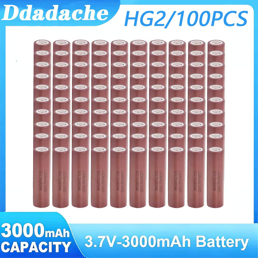 HG2 18650 Lithium-Ionen-Akku mit 3000mAh und 30A Hochstrom für Schraubendreher und DIY-Anwendungen - Bild 6