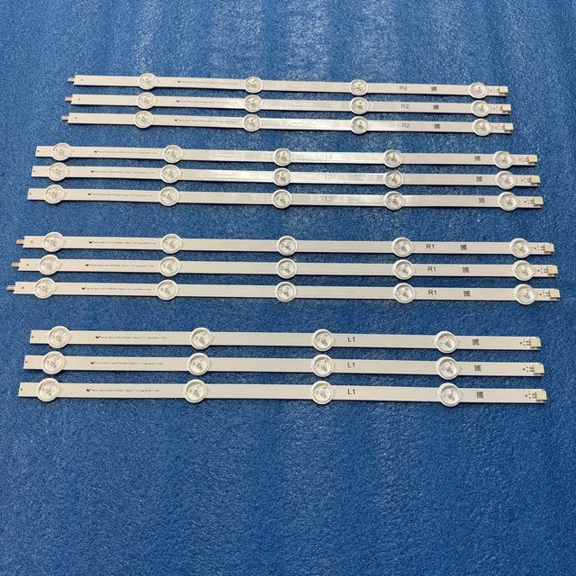 12er Set LED-Hintergrundbeleuchtung für LG TV Modelle 47LN540V 47LN541V 47LN570V 47LN5708 47LN575V 47WL30MS 47LN5400 47LN5750 47LN5200 47LN5700 47LN5790 in Weiß - Bild 1