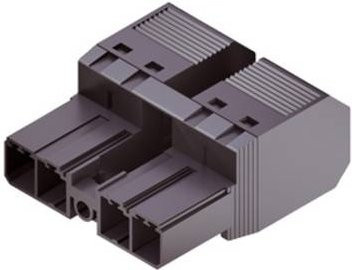 Weidmüller Stiftgehäuse-Kabel BV/SV in Schwarz mit 3 Rastermaß 7,62 mm, 50 Stück - Bild 1
