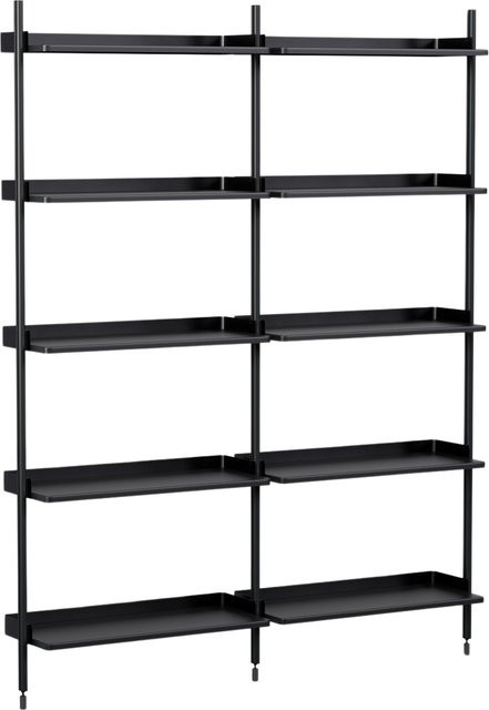 HAY Pier System 112 Regal aus Aluminium und Stahl in Schwarz - Bild 1