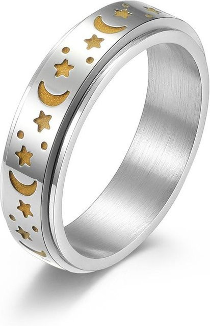 STERN Ring Titanstahl, Drehbar, Herren und Damen - Bild 1