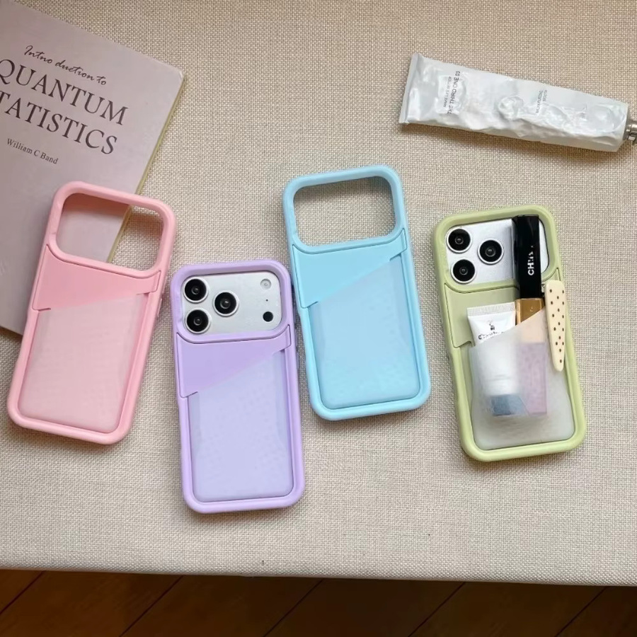 Stoßfeste Apple iPhone Schutzhülle mit Cartoon Anime Anhänger und Kartenfach für iPhone 17 Pro, 16 und 15 Pro Max - Bild 3