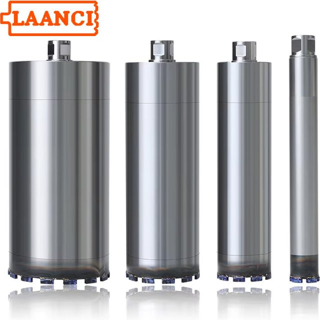 LAANCI Diamant-Kernbohrer M22 1 1/4UNC für Stahlbeton in Silber, Gesamtlänge: 420 mm - Bild 1