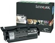 Lexmark Toner X651A11E Schwarz für Laserdrucker mit einer Kapazität von 7.000 Seiten - Bild 1