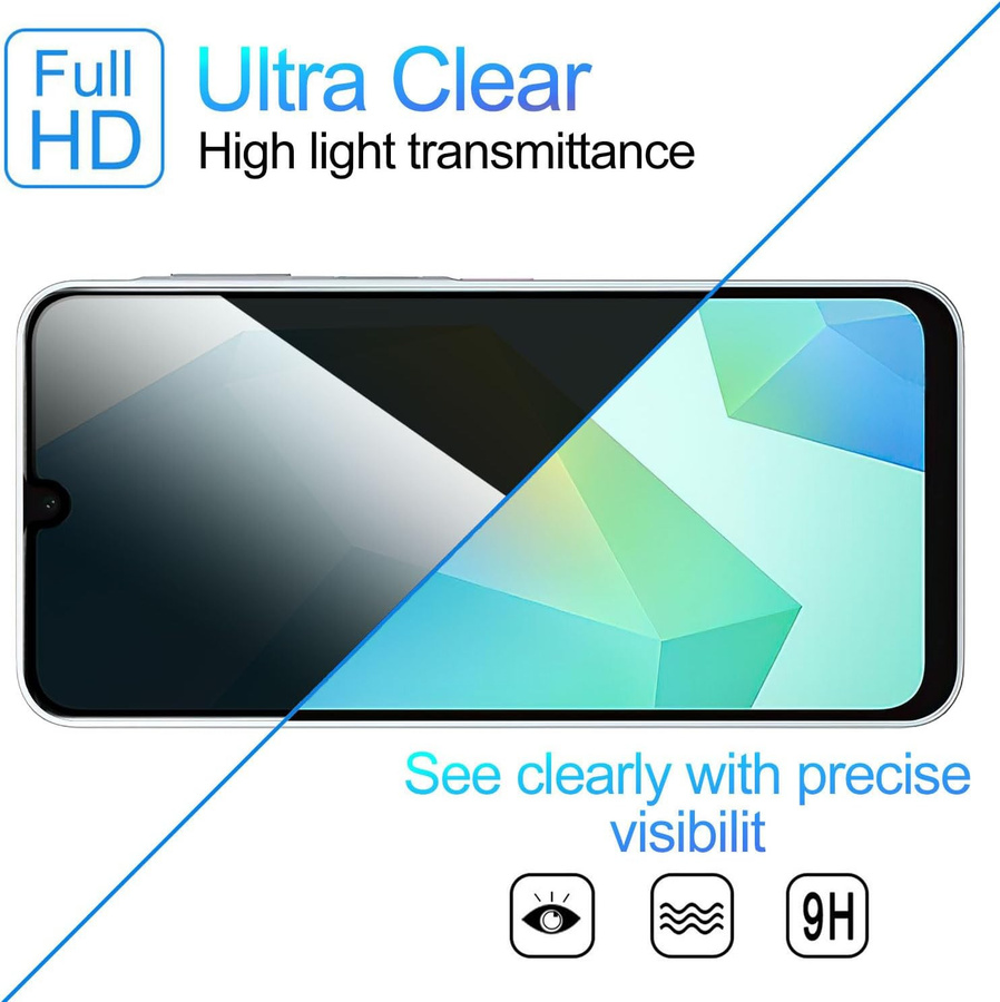 5 Stück Sichtschutz-Schutzglas aus gehärtetem Glas für Samsung Galaxy A17 A16 A26 A56 A36 A54 A55 A34 A25 A14 A15 A52S A53 S20 S21 S23 S24 S25 FE in Schwarz - Bild 6