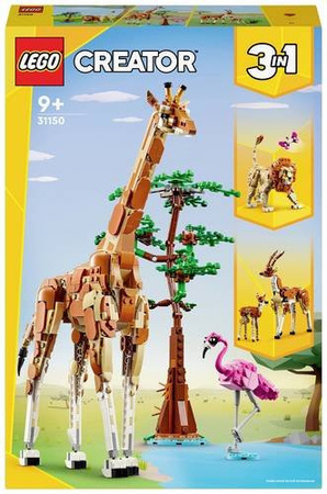 LEGO Creator 3-in-1 Tiersafari Konstruktionsspielzeug ab 9 Jahren