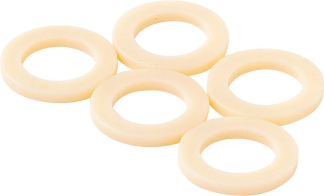 KÖRO TPE-Ring für Überwurfmutter 3/8 Zoll, Weiß, 5 Stück (Maße: B: 9 mm, T: 14 mm, H: 1,5 mm) - Bild 1