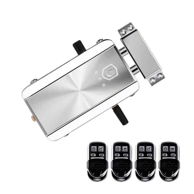 Tuya Smart Türschloss TTLock mit WLAN und Bluetooth, unsichtbares kabelloses Fernbedienungsschloss in Silber - Bild 5