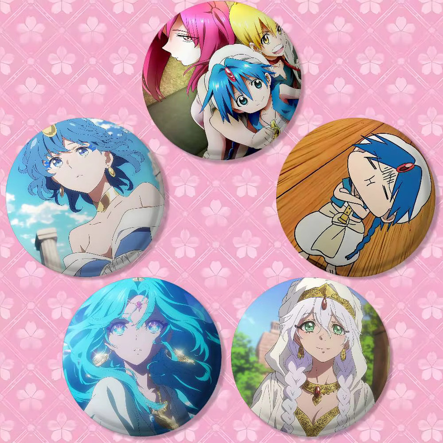 KAYOU Brosche, Anime Magi The Labyrinth Of Magic, Bunt - Bild 2
