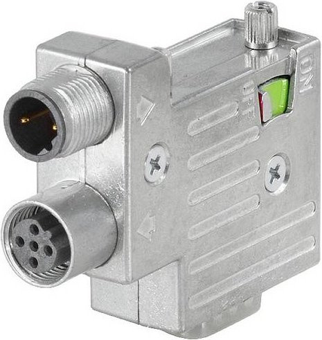 Weidmüller CAN SUB-D M12 TERM 1555270000 D-SUB Stecker in Silber - Bild 1