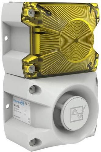 Pfannenberg Optisch-akustischer Signalgeber LED PA L 1 in Gelb und Grau 24 V/DC - Bild 1