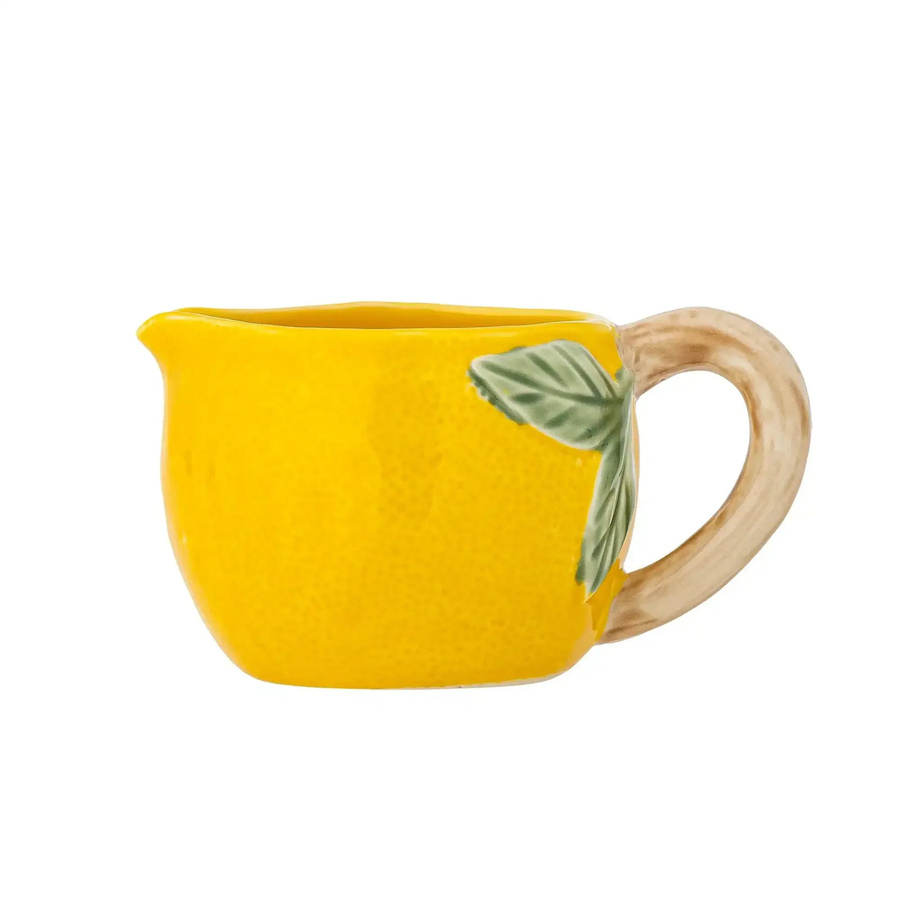 Bloomingville Milchkanne aus Keramik in Gelb Limone, 330 ml - Bild 1